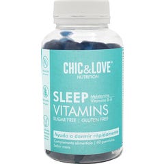 Chic & Love Sleep Nutrition Gummies Vitamins 60uts