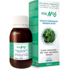 Bioligo POE N°6 Fatigue Temporaire Manque de Fer 100 ml