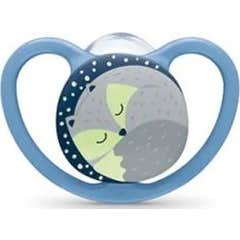 Nuk Sucette en silicone Space Night 6-18M 1ud Nuk Sucette en silicone Space Night 6-18M 1ud