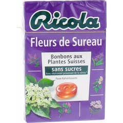 Ricola Bonbons aux Plantes Suisses Goût Fleurs de Sureau 50g