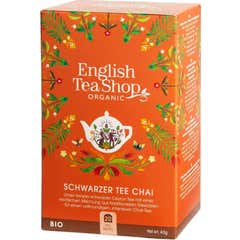 English Tea Shop Thé noir Chai Infusions Bio 20 Enveloppes