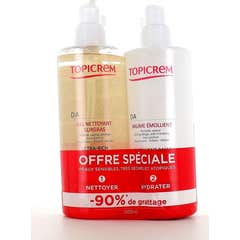 Topicrem Pack DA Gel Nettoyant Surgras Peaux Atopiques