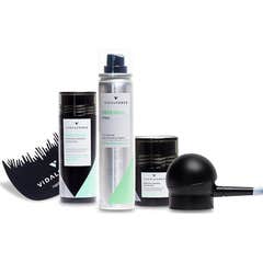 Vidalforce Kit de Démarrage Châtain Clair Fibres Capillaires 30 g + 5 g + Fixateur + Applicateur