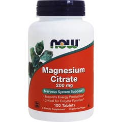 Now Magnésium Citrate 200mg 100comp