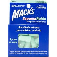 Mack's Tapones Espuma Ruido 10uds