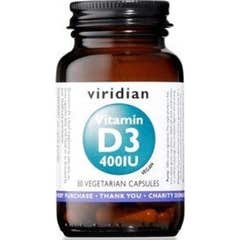 Viridian Vitamin D3 400iu Vegan 30caps