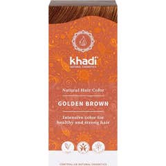 Khadi Teinture brune dorée 100% végétale 100g