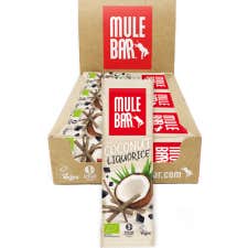 Mulebar Barre Énergétique Bio & Vegan Réglisse Coco 15 barres