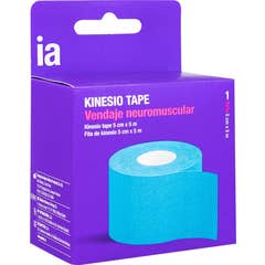 Interapothek Bandage Kinesio Tape Bleu 5 m x 5 cm 1 ut