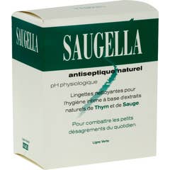 Saugella Lingettes Intimes Antiseptique Naturel 10 Unités