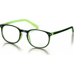 Lunettes Coronation Town Noir-Vert +1.50 1pc
