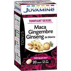 Juvamine Maca-ginseng-gingembre Tonifiant Sexuel 40 Comprimés
