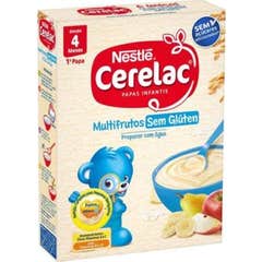 Nestlé Cerelac Farinha Multifrutos Sem Gluten +4m 250g