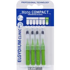 Elgydium Clinic Escovilhão Mono Compact Verde 4uds