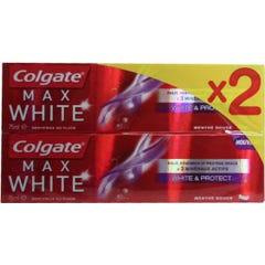 Colgate Max White & Protect 2x75ml
