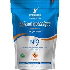 Hydrascore N°9 Boisson Isotonique Thé Pêche 1,2kg
