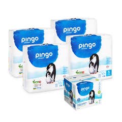 Pingo Pañales y Toallitas Ecológicos Talla 5 - 1 mes