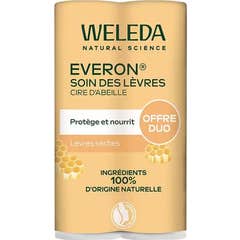 Weleda Everon Soin de Lèvres Cire d' Abeille 2x4,8g