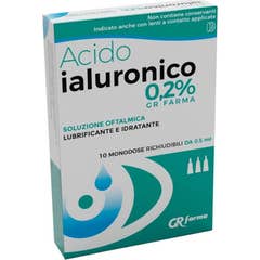 Gr Farma Acide Hyaluronique 0.2% Solution Ophtalmique 10x0.5ml