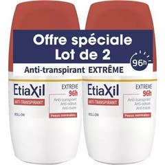 Etiaxil Anti-Transpirant Extrême 96H 2x50 ml