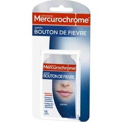 Mercurochrome Patch Silicone Bouton Fièvre 15uts