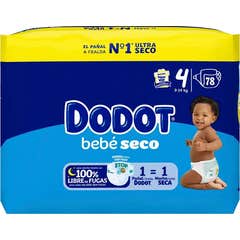 Dodot Etapas Pañales Talla 4 9-14kg 78uds