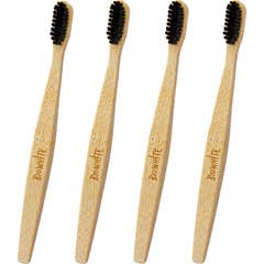 Bio White Cepillo Dental Blanqueador Bambú 4uds
