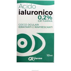 Gr Farma Gouttes Oculaires Hydratantes et Rafraîchissantes 10ml