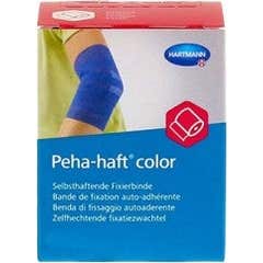 Peha-Haft bandage bleu 8cmx4m 1ud