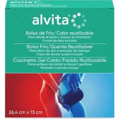 Alvita Sac de Froid Chaleur Réutilisable 26.4 cm x 13 cm