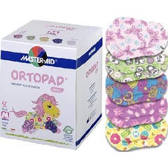 Ortopad For Girls Patchs ophtalmiques Moyen 50 pièces