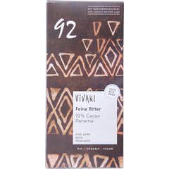Vivani Panama Chocolate Negro 92% 80 gr