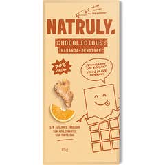 Natruly Tablette de Chocolat Grains de Framboise et Cacao 72% 85g