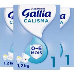 Gallia Calisma Pack Lait en Poudre 1 0-6M 3x1.2 kg