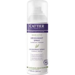 Cattier Brume Active Déodorant Spray Cardamome Patchouli 100ml