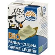 Ecolife Crème de Lait de Cuisine Bio 200ml