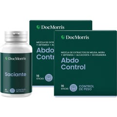 DocMorris Pack Saciante 30Caps + Abdo Control 16 sticks