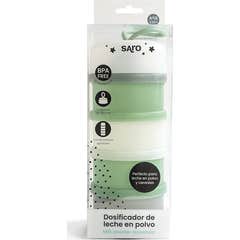 Saro Doseur de Lait en Poudre Vert 5 uts