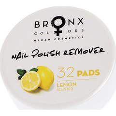 Bronx Colors Nail Polish Remover Pads Lemon 32uts