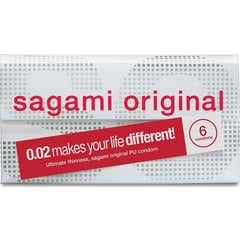 Sagami Original 0.02 Non Latex Condom 6uts