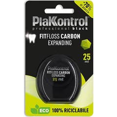 Fil dentaire noir Plakkontrol 40Mt