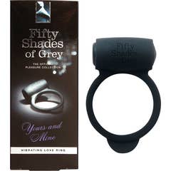 Bague vibrante 50 nuances de gris