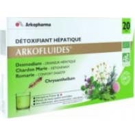 Arkopharma Arkofluides Détoxifiant Hépatique Bio 20 ampoules