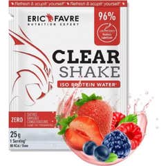 Eric Favre Clear Shake Iso Protein Water Fruits Rouges 25g