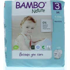 Bambo Nature Couches Taille 3 M 4-8kg 28uts