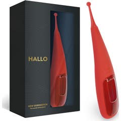 Hallo Focus Powerful Vibrator Touch Red 1ut