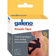 Galeno Kinesio Tape 5Mx5cm Noir 1 ut