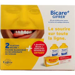 Gifrer Bicare + Double Act 2x60 g + Dentifrice 75 ml