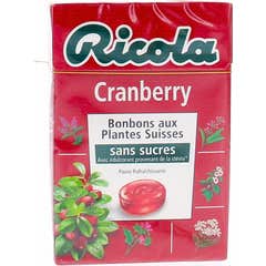 Ricola Bonbons aux Plantes Suisses Goût Cranberry 50g