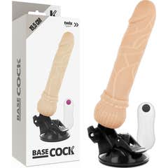 Basecock Vibrateur réaliste télécommandé Naturel 19.5cm 1pc